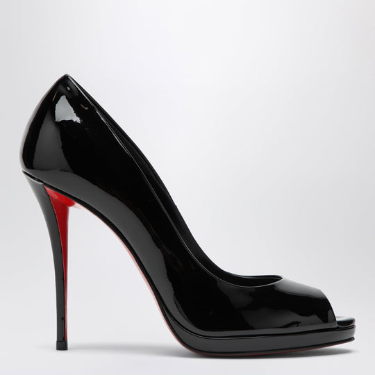 Lady Z Black Patent Calfskin Pumps