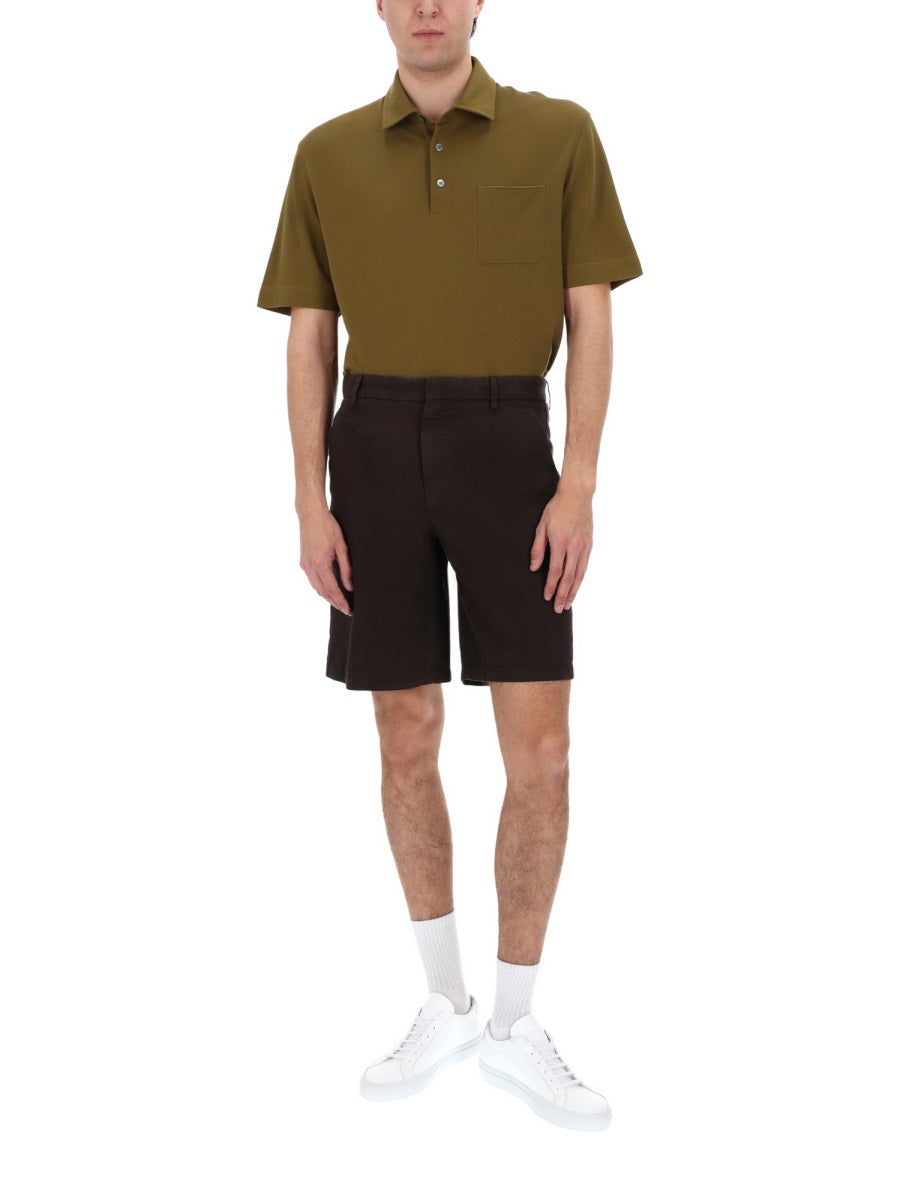 Zegna Shorts - Brown | 83a2778e00f78b5e1e99b53083715a53ffbc829f