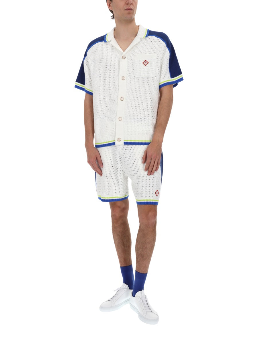 Casablanca Shorts - White | 4b469006fb667d44f7eb0d94350555a3e78bc597