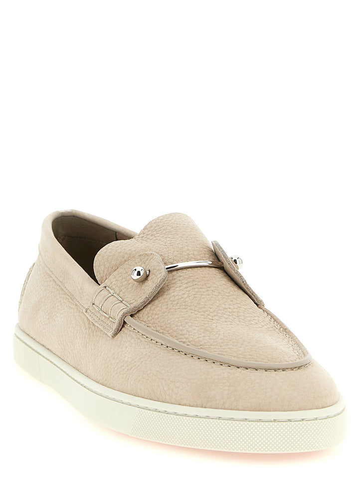 Christian Louboutin Chambeliboat Loafers - Beige | be20e57313b21589c05ffc631bdb2cb9009c24a6