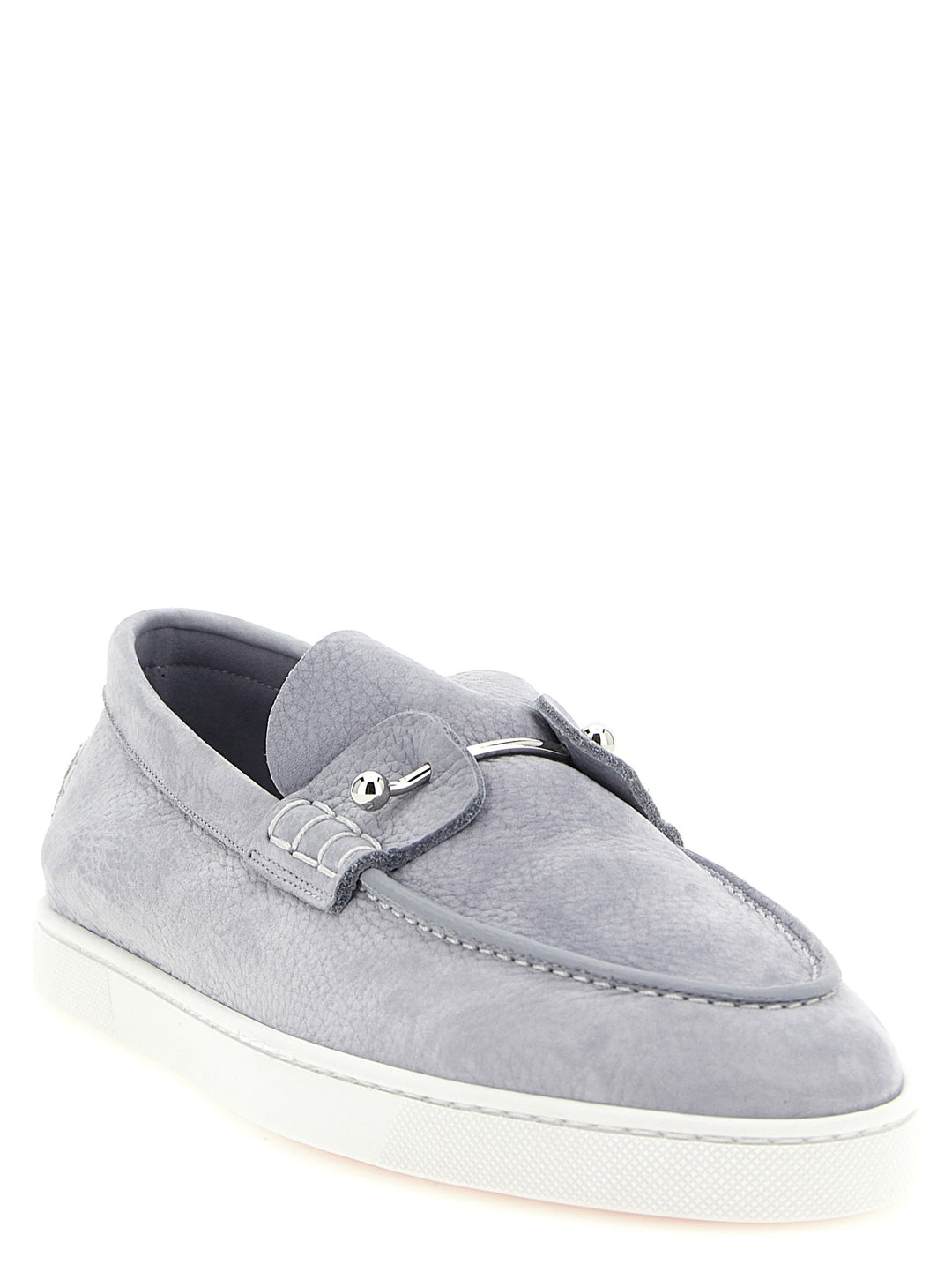 Christian Louboutin Chambeliboat Loafers - Gray | 56c3b5602a10e63bbc7eeef9644d4aec762aa505
