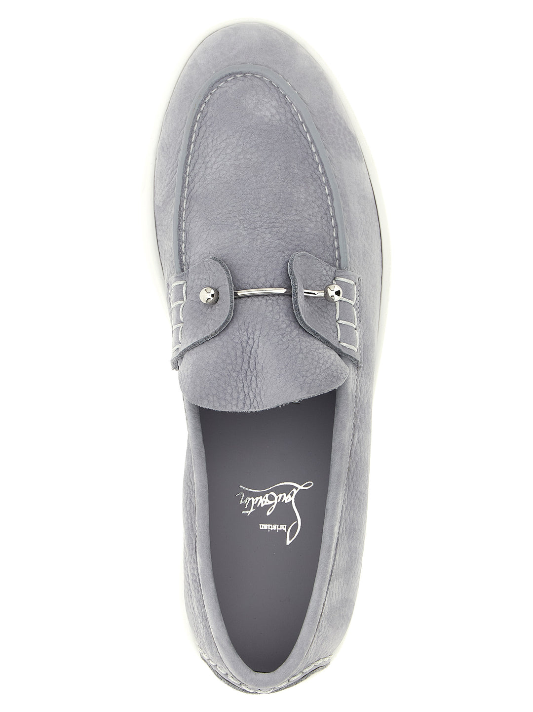 Christian Louboutin Chambeliboat Loafers - Gray | 8aa94d0d4b3956d97d67a43a54d085eba58cd4c4