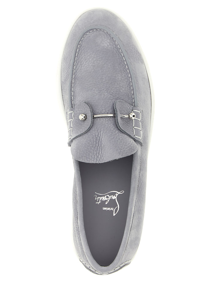 Christian Louboutin Chambeliboat Loafers - Gray | 8aa94d0d4b3956d97d67a43a54d085eba58cd4c4
