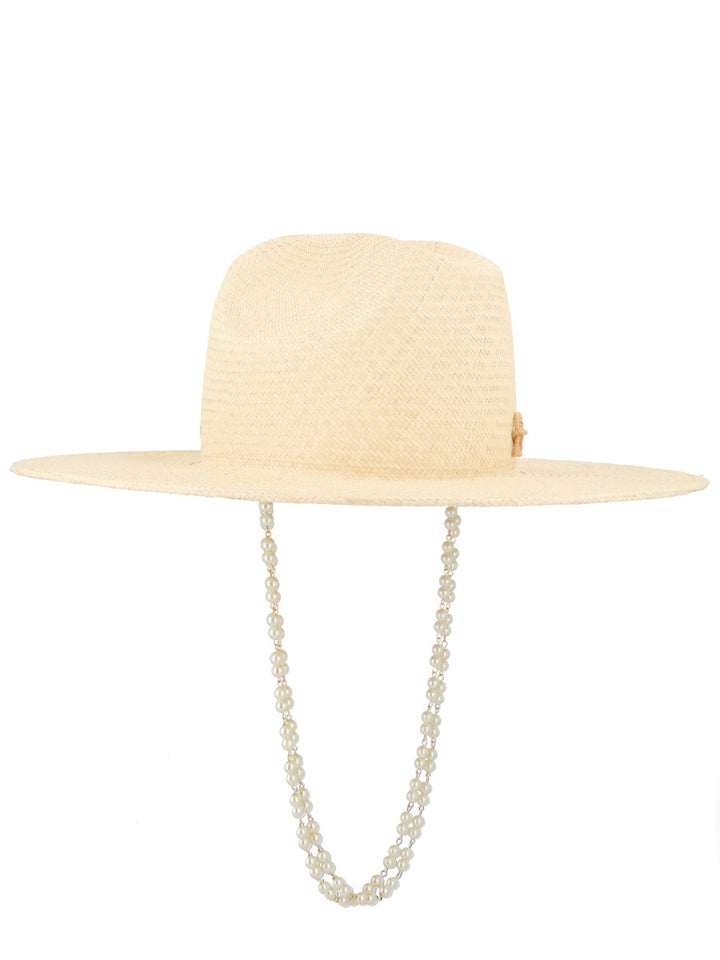 Ruslan Baginskiy Hats - Ivory | 082f39af9b6c8bf75f389806555b0bf9ee6e6173