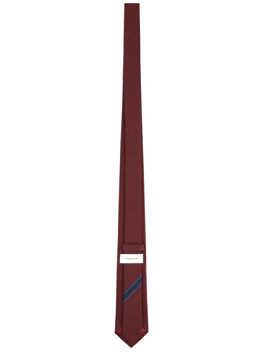 Ferragamo Ties & Papillon - Bordeaux | f6d7674125e1e6314a636d92f46981eecc0cddb4