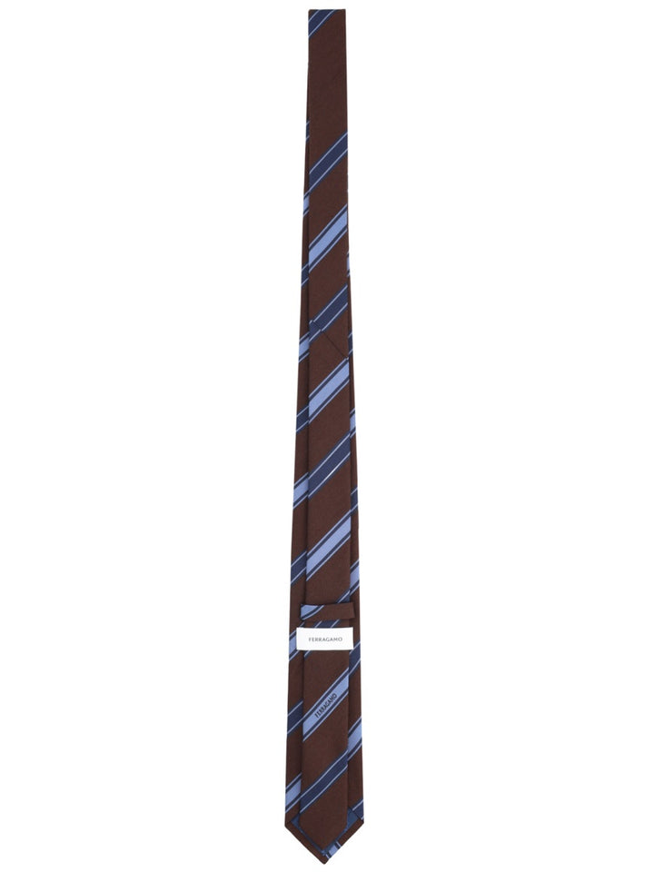 Ferragamo Ties & Papillon - Brown | 30c4c28835aed87a6b717ab1ea285e451164ec56