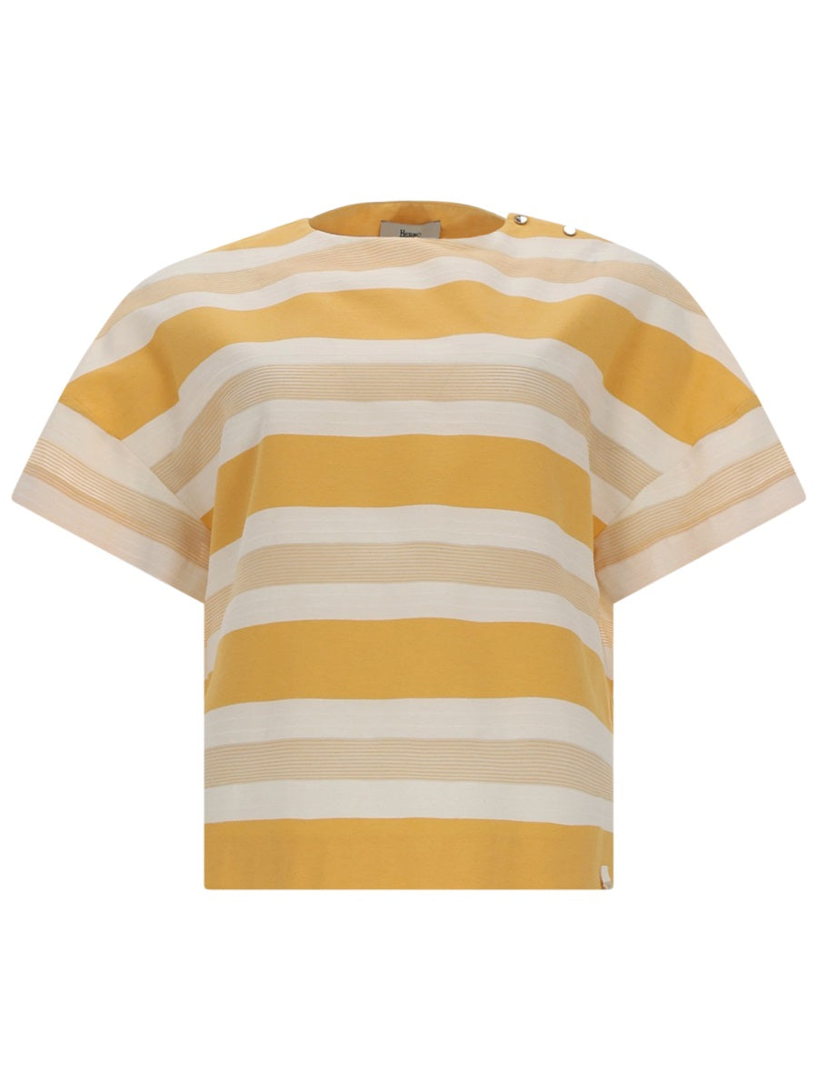 Herno T shirts - Yellow | 2a28b69f1552a6bac3422cc92da37660caa93489