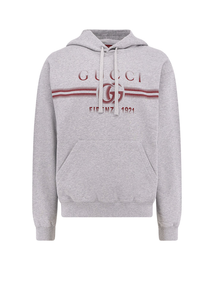 Gucci Sweaters - GREY MELANGE/RED | e1e9a006ed50acf9c19139b4c08dd94679b1e1e6
