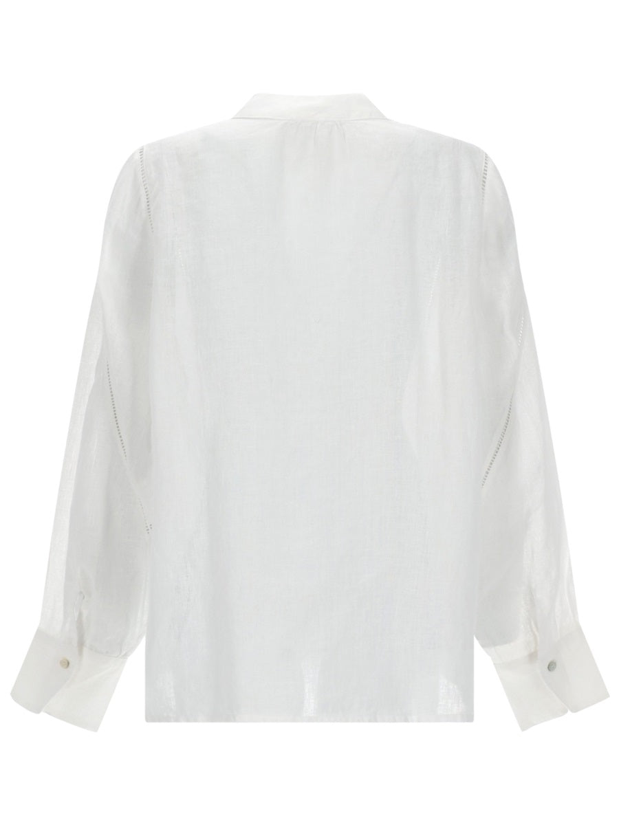 120% Lino Shirts - White | 9f32922e6ed9e367809e69212c9138efbcfd69e1