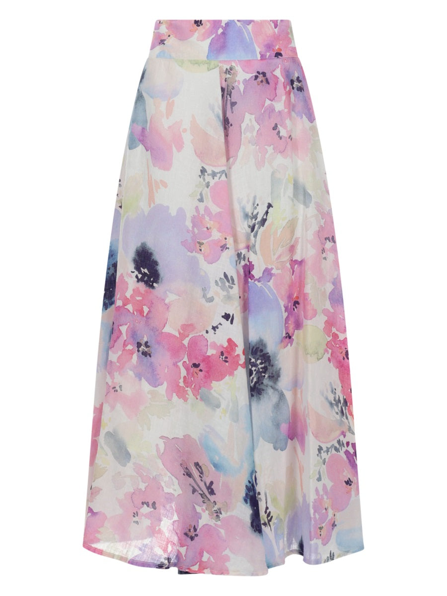 120% Lino Skirts - Multicolour | 1868ab91ad0eb1e29e512379e56a3c591790ba11