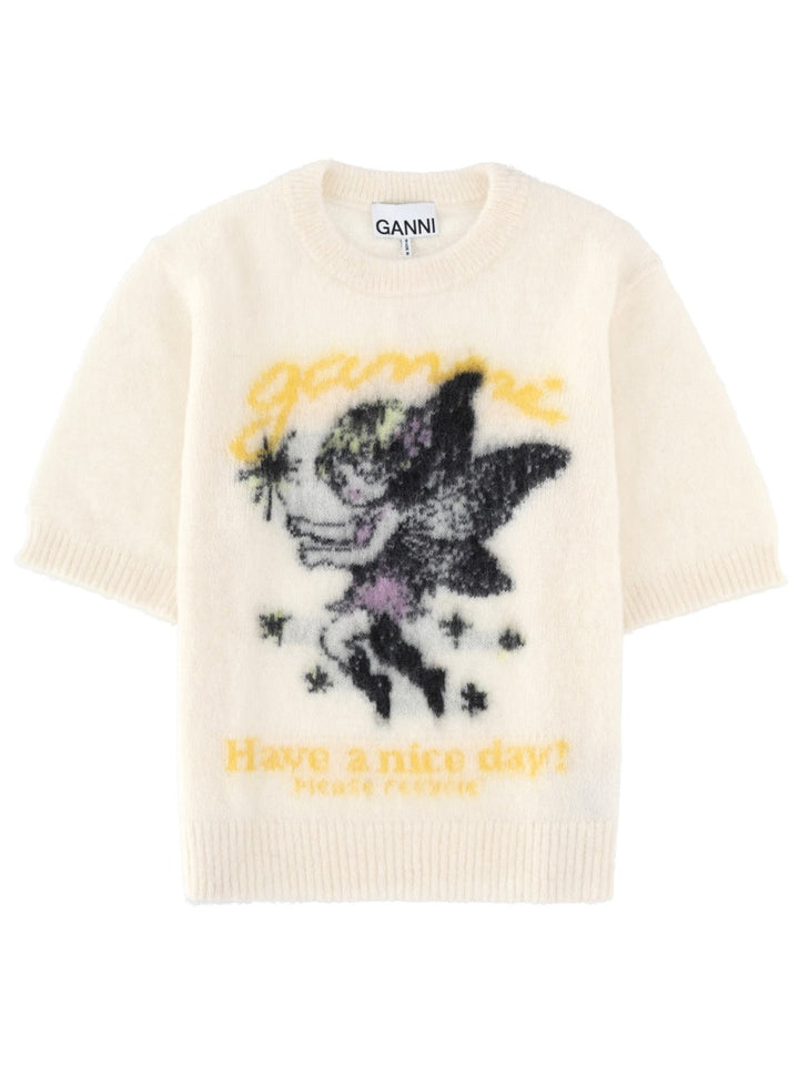 Ganni Sweaters - White | 770f4980ccbdbc1f4f1638555c553e758ea63ed8