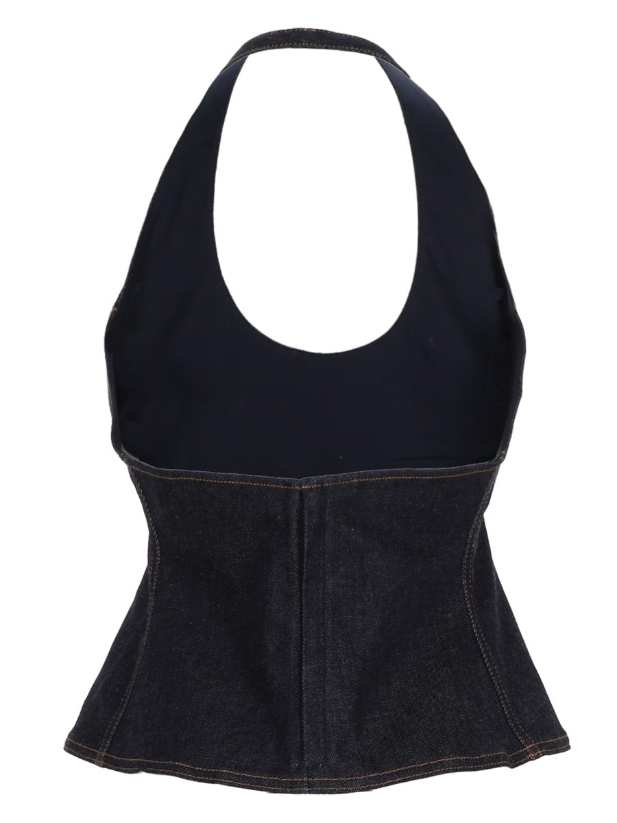 Jacquemus Tops - Blue | ce61cda692836445d6be8620ed987c7147fd46f9
