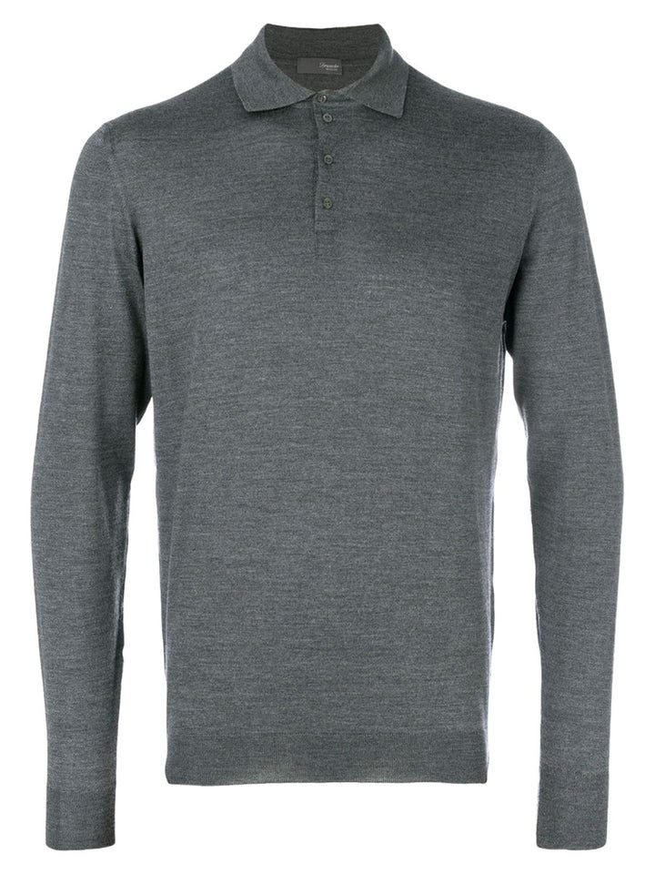 Drumohr Polo - Grey | ebb4def9a523f7865a8f029f5bdd4ea3a0a9b097