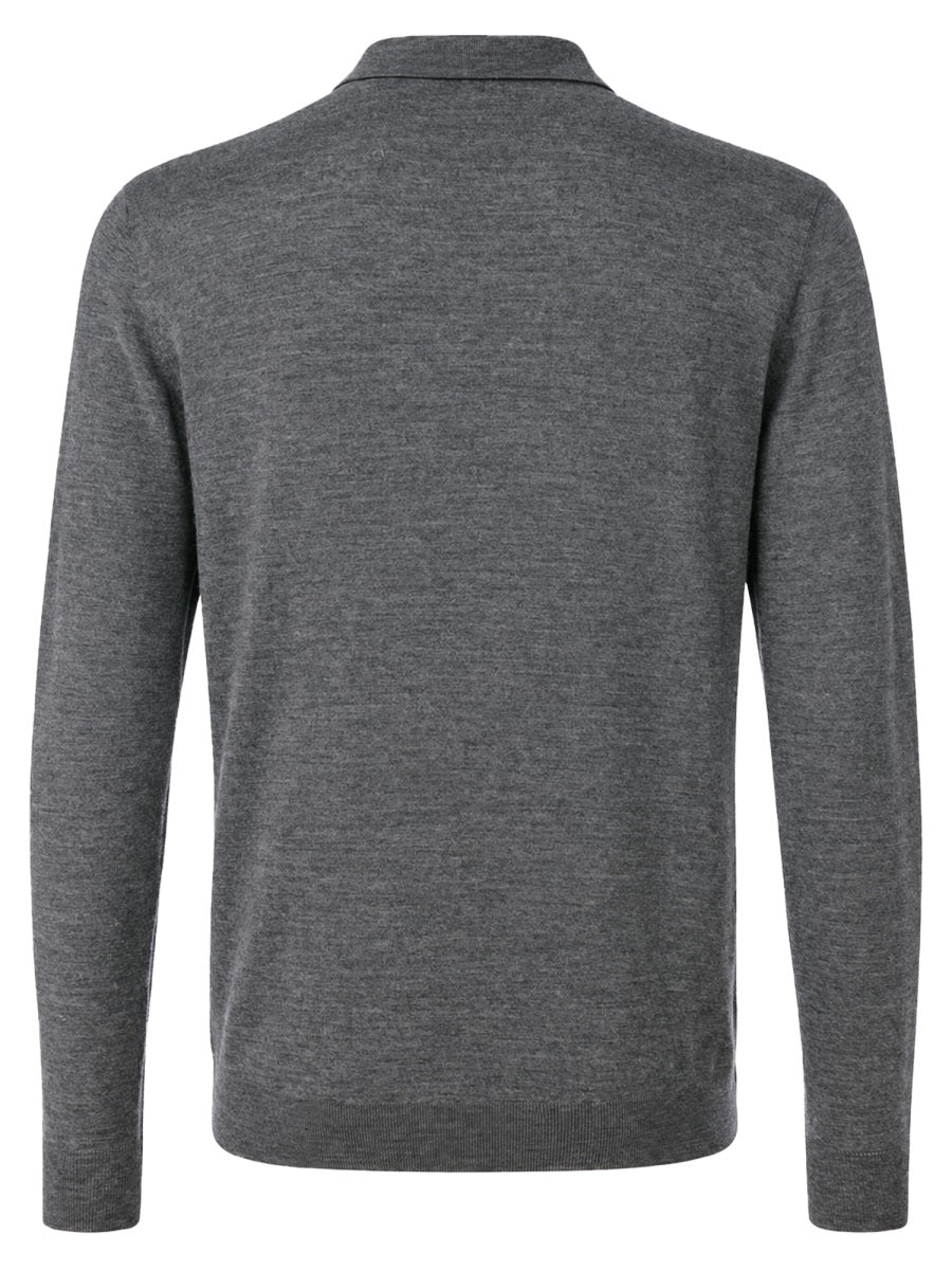 Drumohr Polo - Grey | d8f23eebe4921d4f389ed47b5d2e44872cef9686