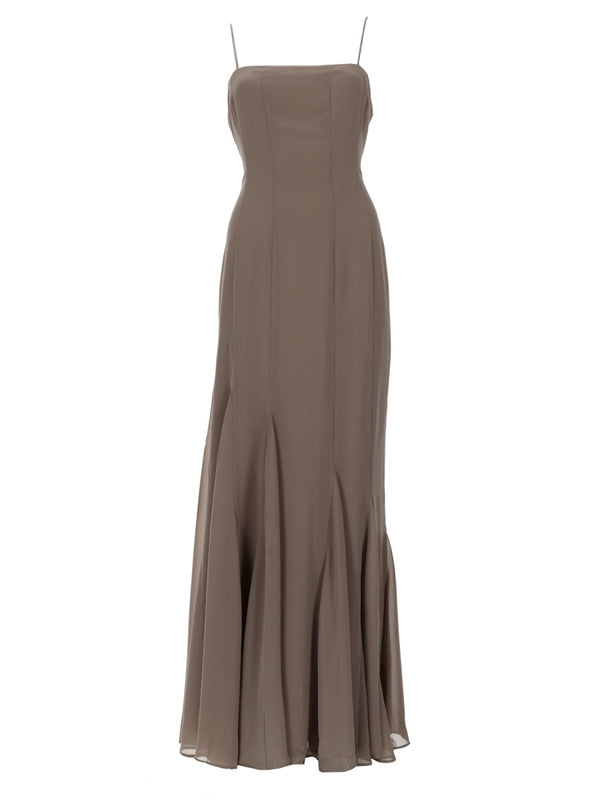 Abito Lungo In Chiffon