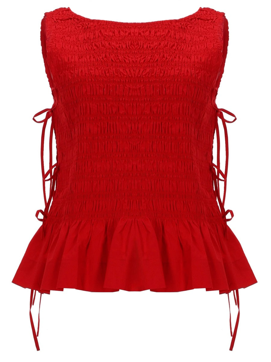 Ganni Tops - Red | 180cfc34945d5e954be257fc027e3da05140783d
