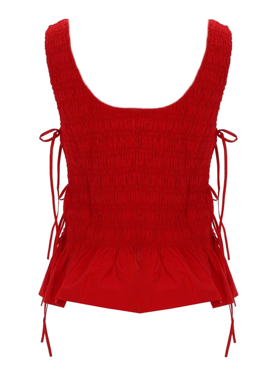 Ganni Tops - Red | 10c025839c32a12b36c72cfb27c22a05ec38d30c
