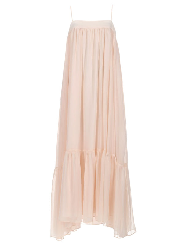 Abito Midi In Chiffon