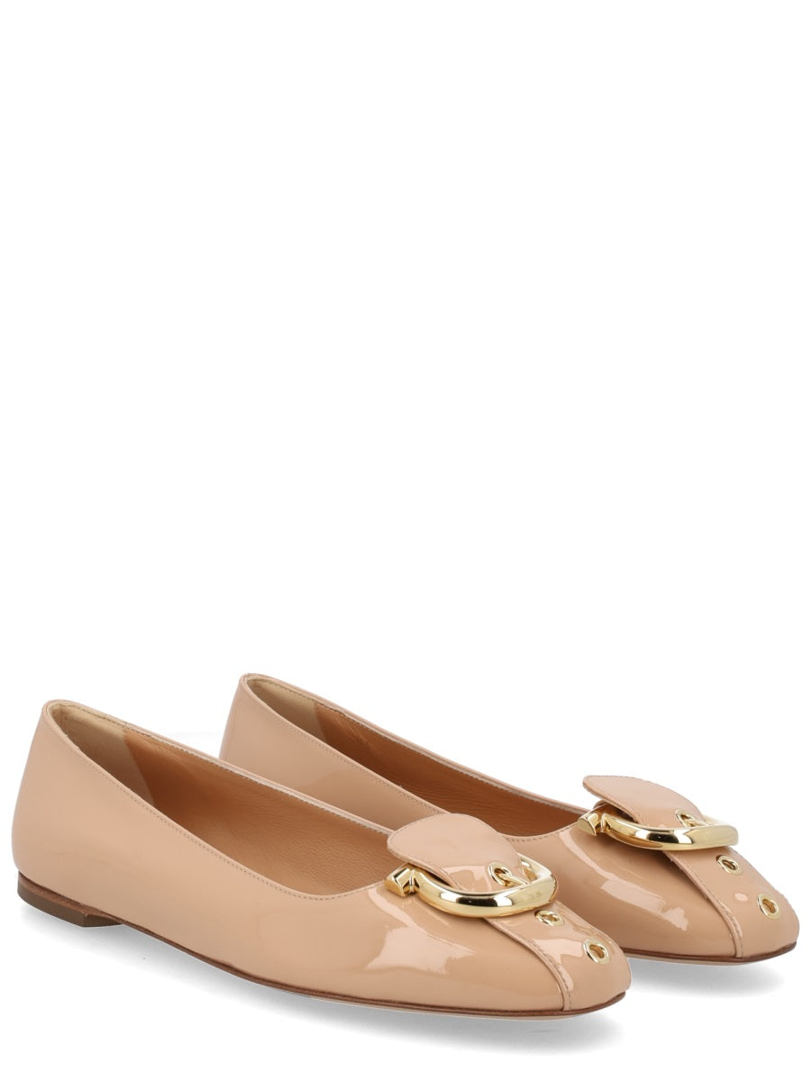 Ferragamo Flat Shoes - Beige | dfa8eb2ae60c7f558133e63aa7064ee044512d53