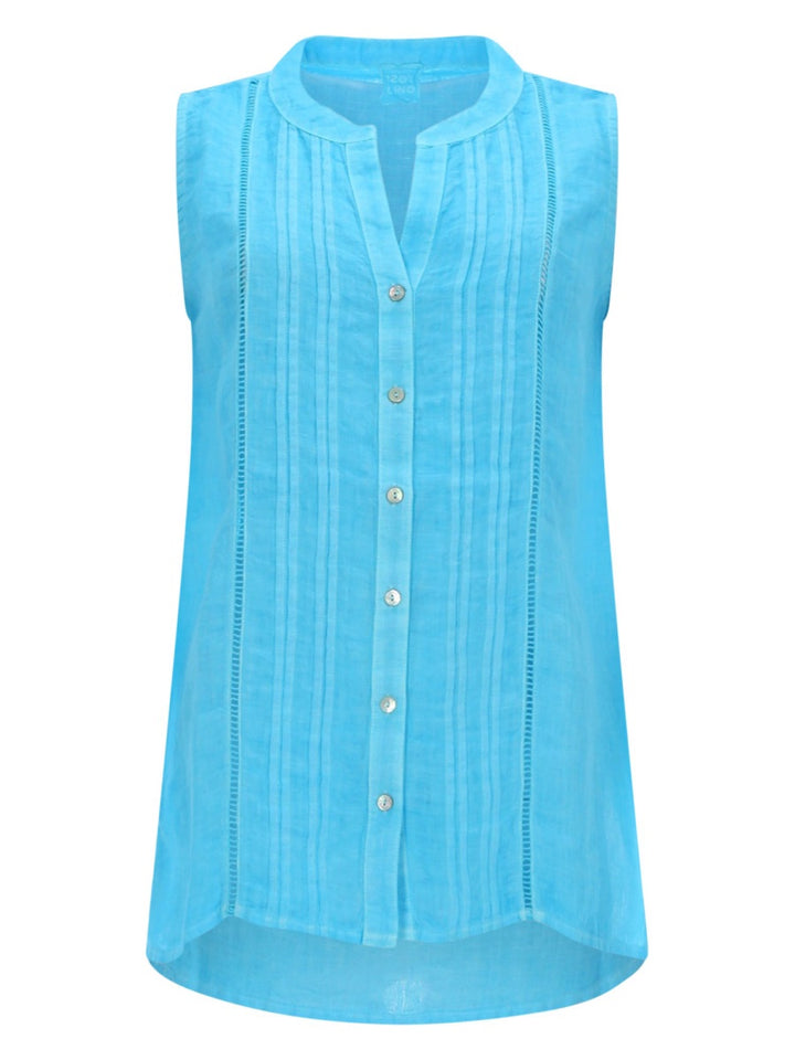 120% Lino Shirts - Azure | 0a71070a23aabe7fb923578ed77d14487ba410d6