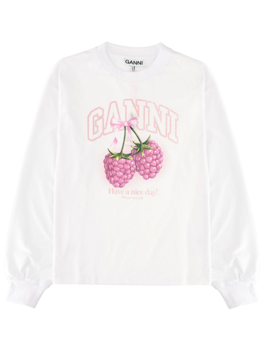 Ganni T shirts - White | 00ea5bdf467a8d7eb302ae550344be972415cde6