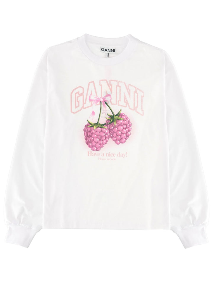 Ganni T shirts - White | 00ea5bdf467a8d7eb302ae550344be972415cde6
