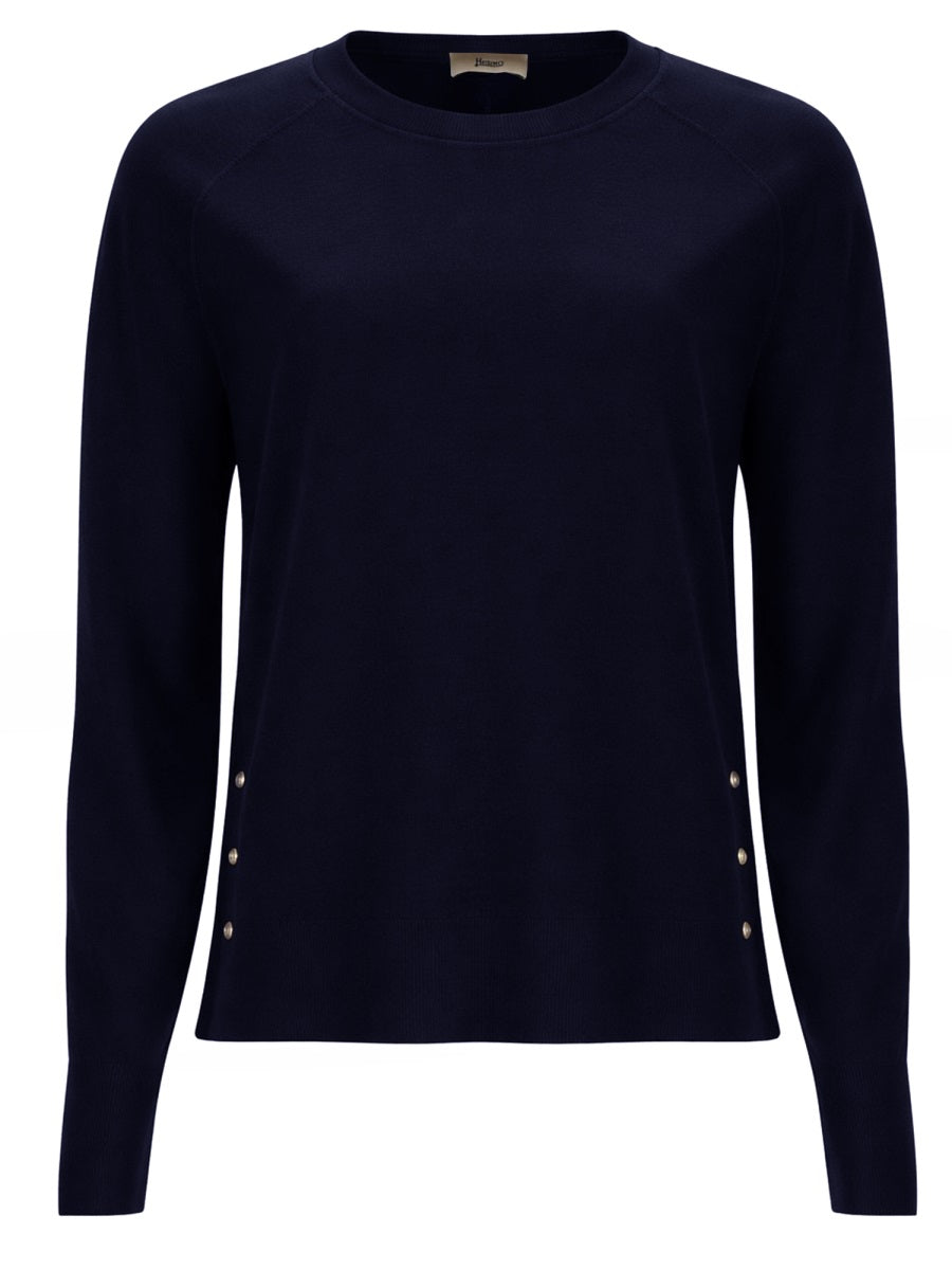 Herno Sweaters - Blue | c862585b8dde4400a4d209a3fc57ecd4021ee77a