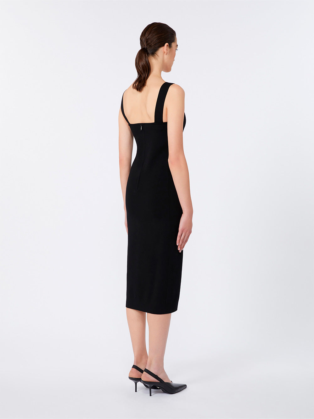 Maxmara Midi dresses - Black | b6c5c399e87345fee46110dd548396f68076033c