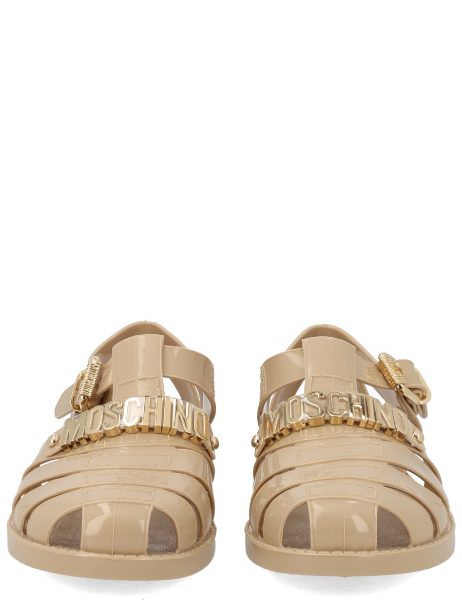 Moschino Sandals - Beige | 14d2c149935a727499580d8c92fee5abbc6f005a