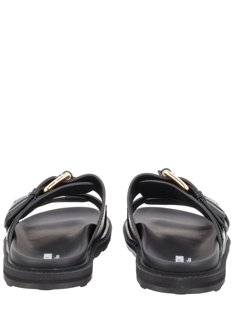 Moschino Sandals - Black | 0917f0fb341f49a38cbbbd7753d2b119f4e176b5