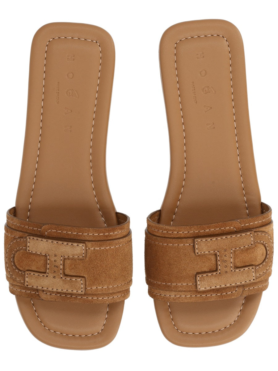 Hogan Sandals - Brown | f0393337c06288f3a7a83d4b9813d148864dd7dc