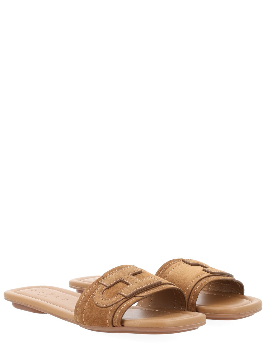 Hogan Sandals - Brown | aeef993c23742ce49b12ae364d8b3e0d47343a18