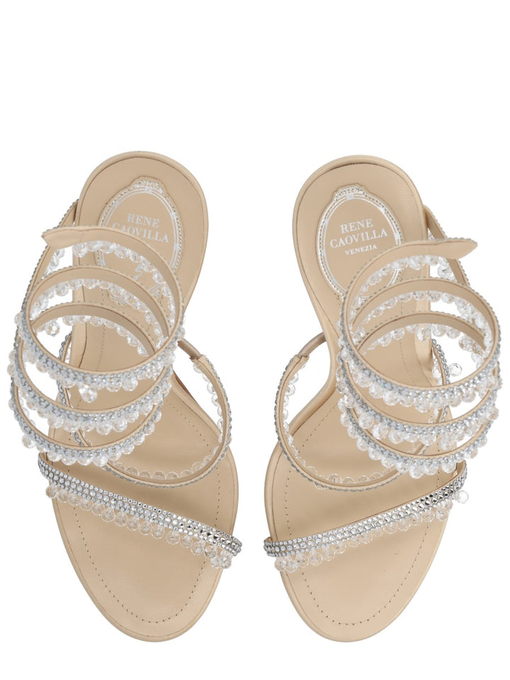 Rene Caovilla Sandals - Beige | 0d95f610ceb171c8dfd81c2645fad4ee6ba9c83f