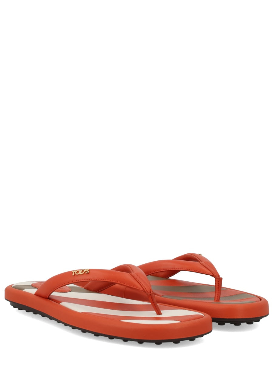 Tod'S Flat Shoes - Orange | 2dbe5980d88b0d10c311bf6c70fd8aa9d2c9117c