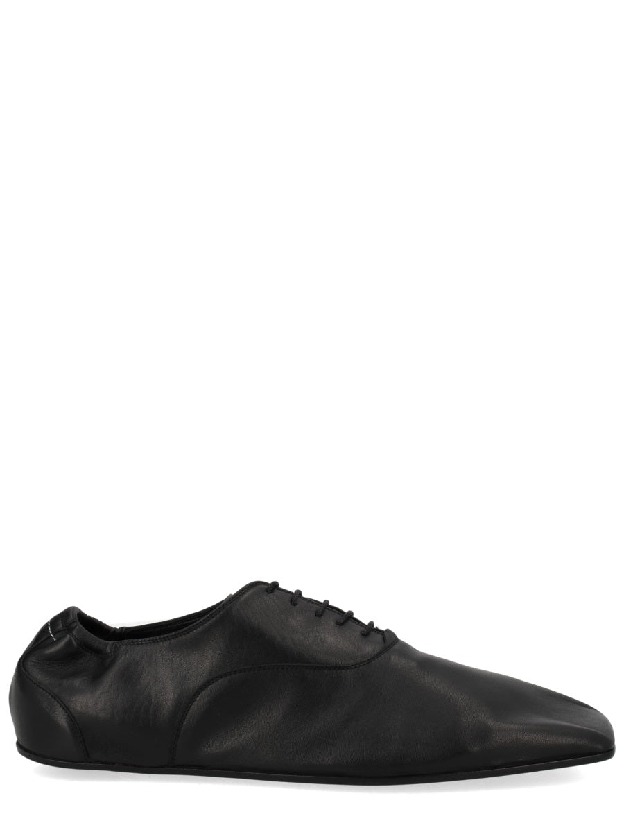 Mm6 Maison Margiela Flat Shoes - Black | 37f4162a68a5519ea3821c70e10930496fb76cc1