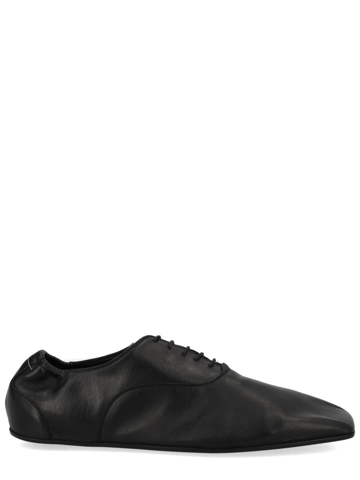Mm6 Maison Margiela Flat Shoes - Black | 37f4162a68a5519ea3821c70e10930496fb76cc1
