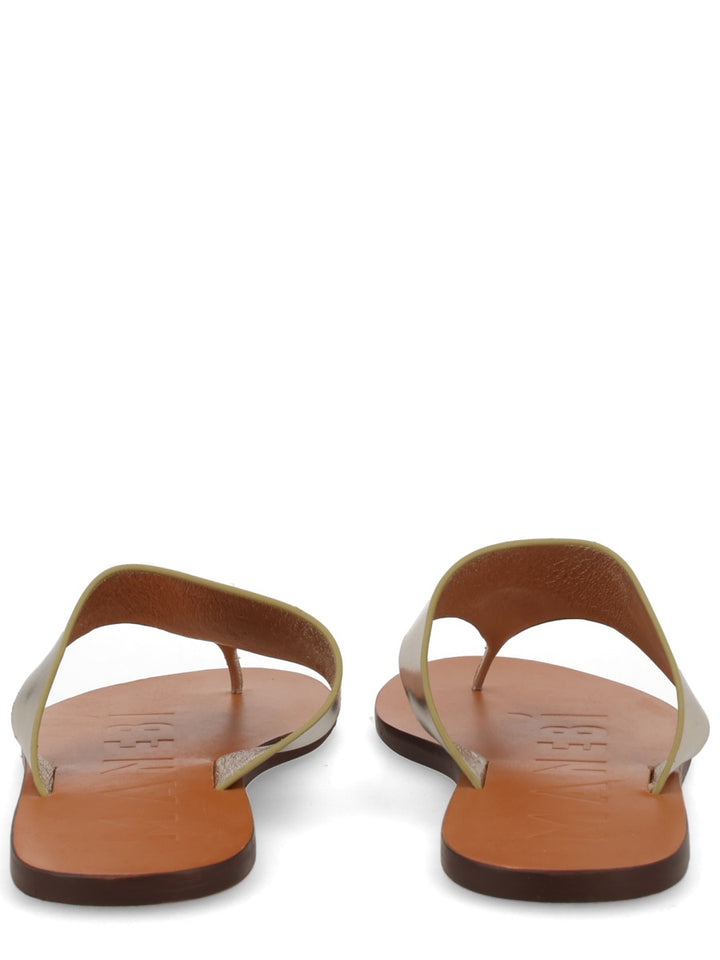 Manebi Flat Shoes - Silver | be2afaae4fd4e52b2ba984277421a9d50625ce51