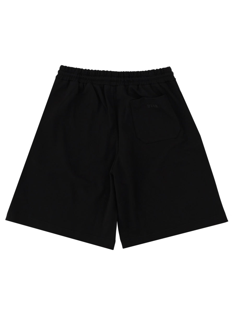 Msgm Shorts - Black | cfac205e7a66d4bce0231d2de87bce4bdfd6d1b4