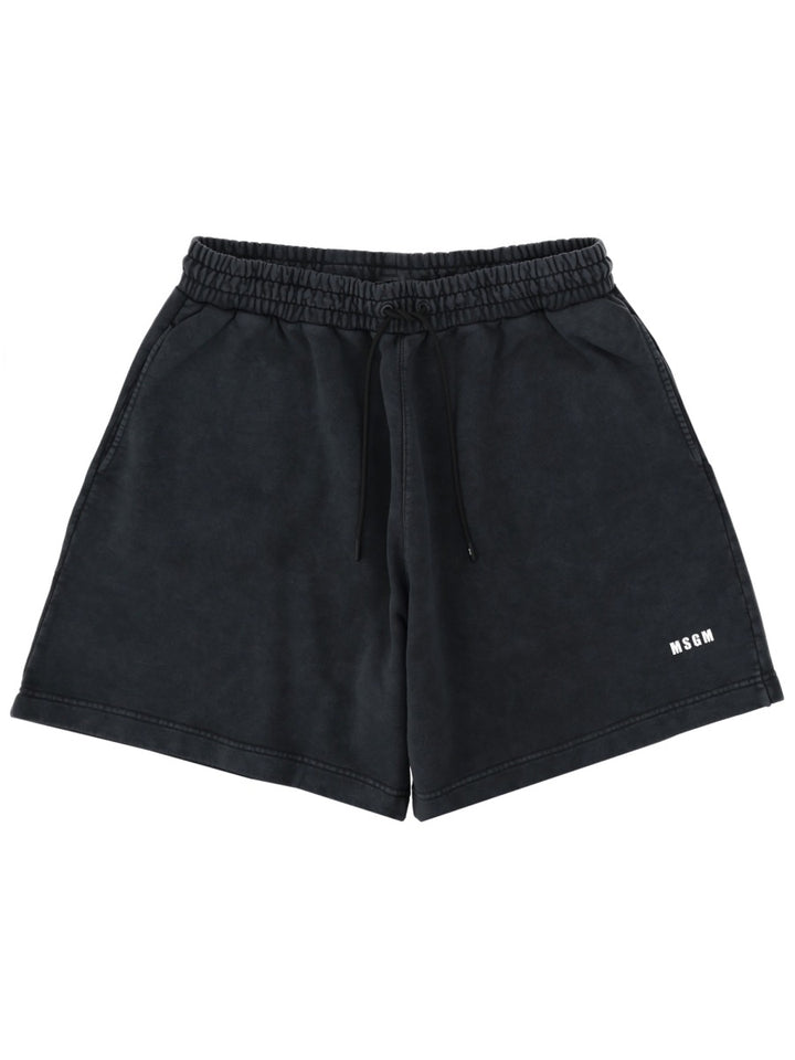 Msgm Shorts - Charcoal | cc028ca6436e6ad85a9d79e67b3835464bb93a9e
