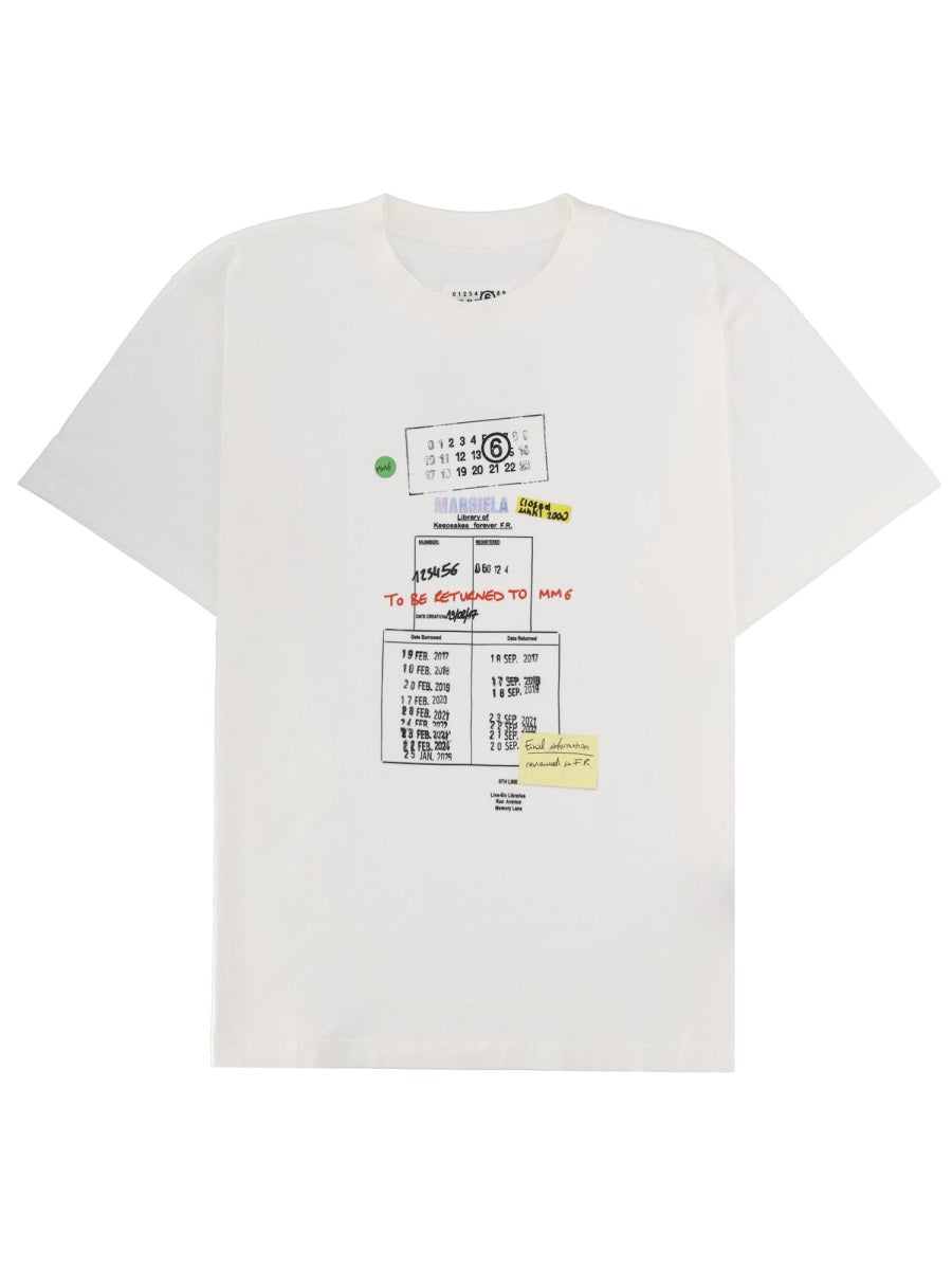 Mm6 Maison Margiela T shirts - White | 75a40ebe97e2a21f857c4219f39eb3e6484ccd5e