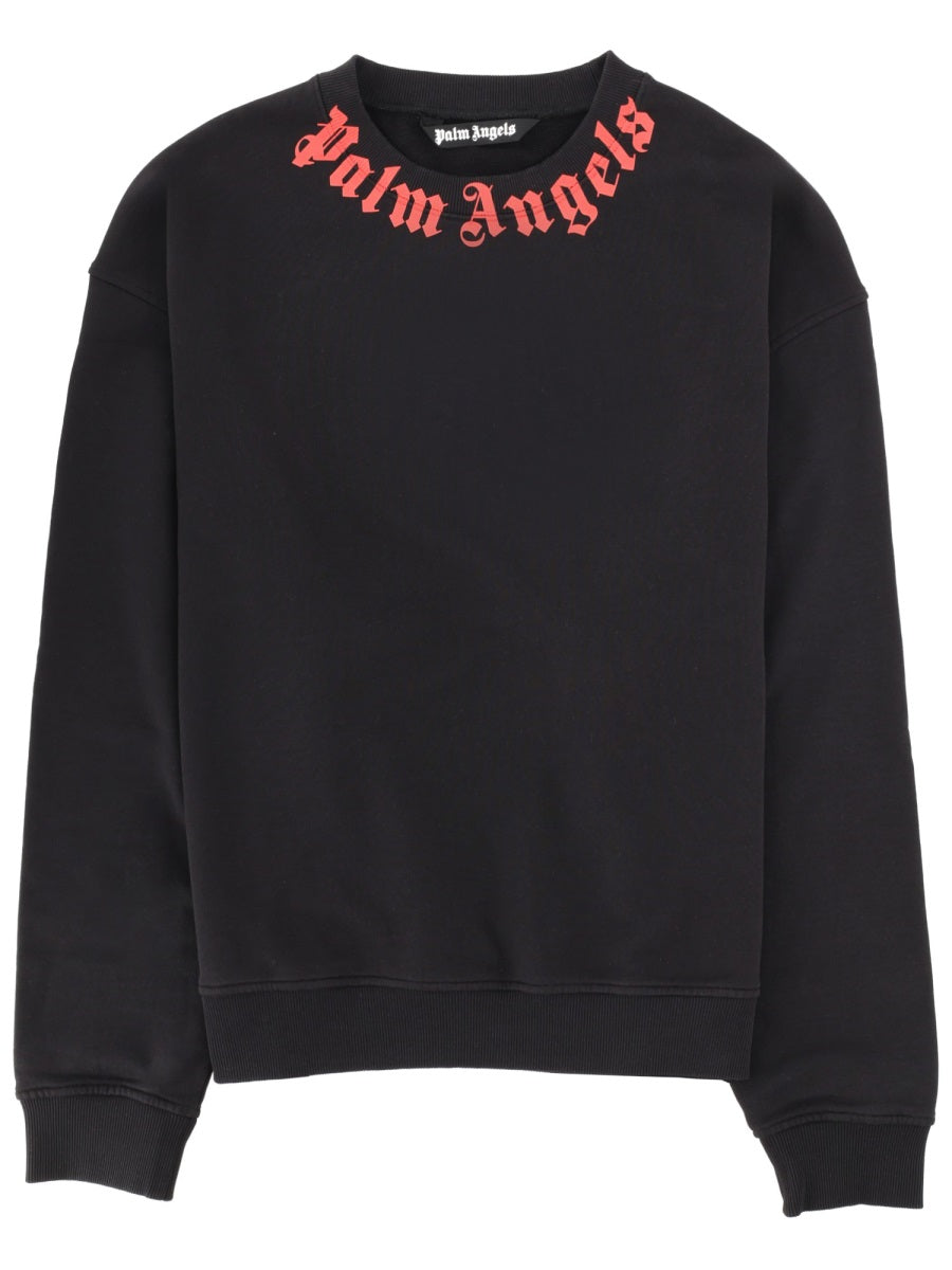 Palm Angels Sweatshirts - Black | 129ad35b4dcf6ccad6790701e06575580ea6a1fa