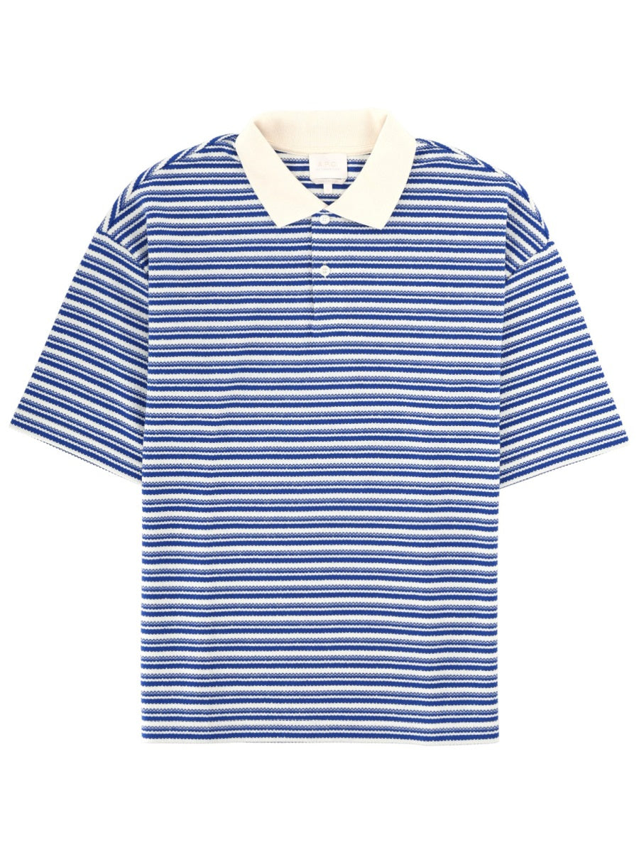 A.P.C. Polo - Blue | 7f2a77eaa332112446350cbb9339774c89eef581