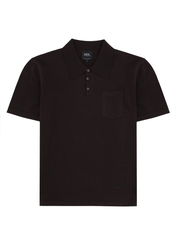 A.P.C. Polo - Brown | ba44fa3a6a5c998b3382989ae34ab03ba73fc6da