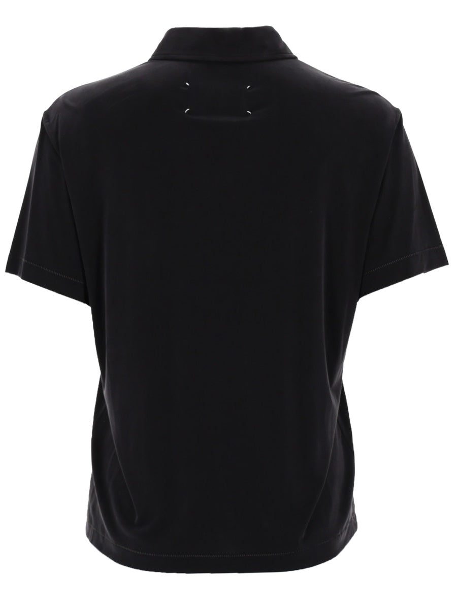 Maison Margiela Polo - Black | f858e5292bdd49c6e48bf34a652721b0c0fc7ce7