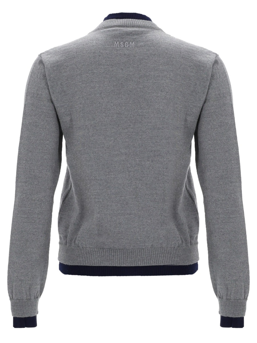 Msgm Sweaters - Grey | 9c832eb2922180b730d341555e603109fd48f34d