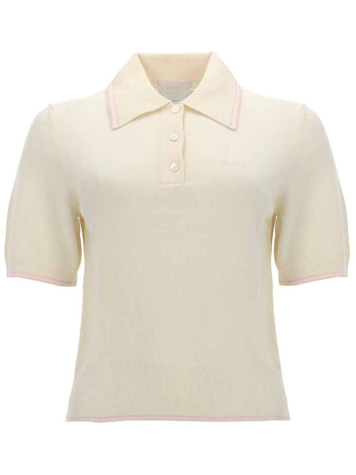 A.P.C. Polo - Ivory | dcaa6fc75aa400b1062d028ee67df1b3befa5dfd