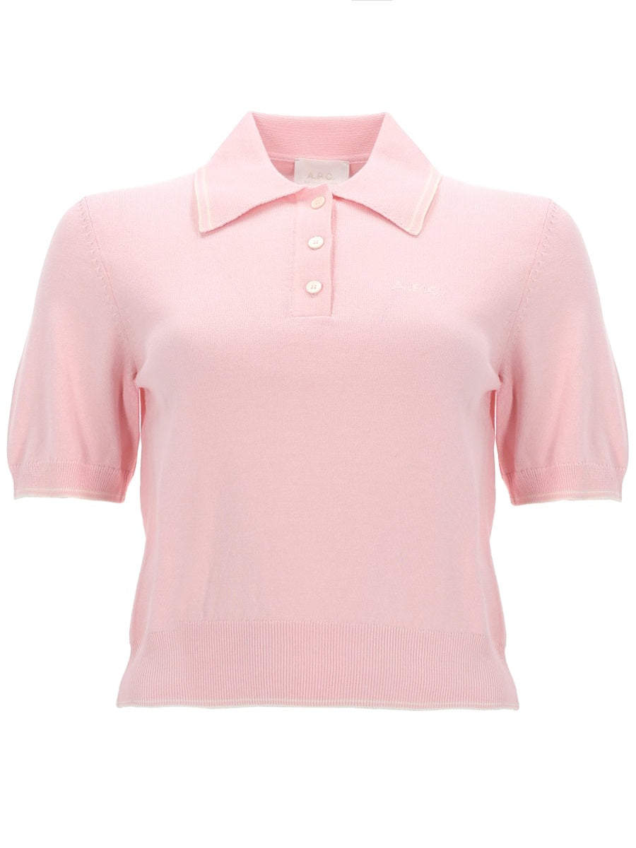 A.P.C. Polo - Pink | ecb6bcf9a7e4db1f46b0a9c8e175072d6887c725
