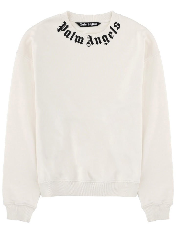 Palm Angels Sweatshirts - White | 84803b6090c8e8b4c5686e2d5a8da97aed3c1d8d