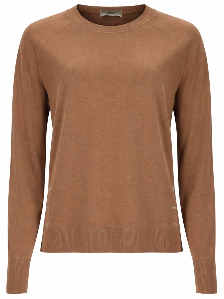 Herno Sweaters - Beige | 784284dfdb0dd497112af2735356c95e06320573