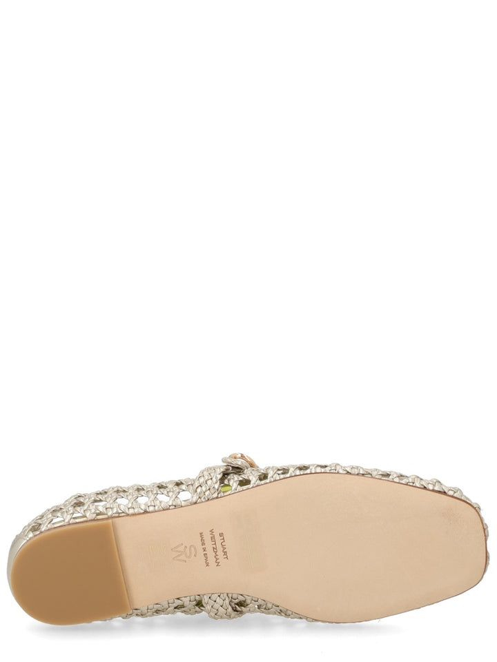Stuart Weitzman Flat Shoes - Gold | 11b873d657dba8eb209053cd71c50f662165618f
